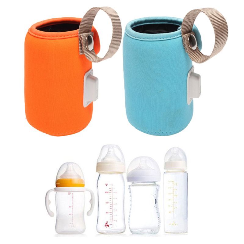 غطاء تسخين زجاجات الأطفال USB ، حقيبة عزل مضادة للانزلاق ، جهاز تسخين الحليب المحمول للسيارة