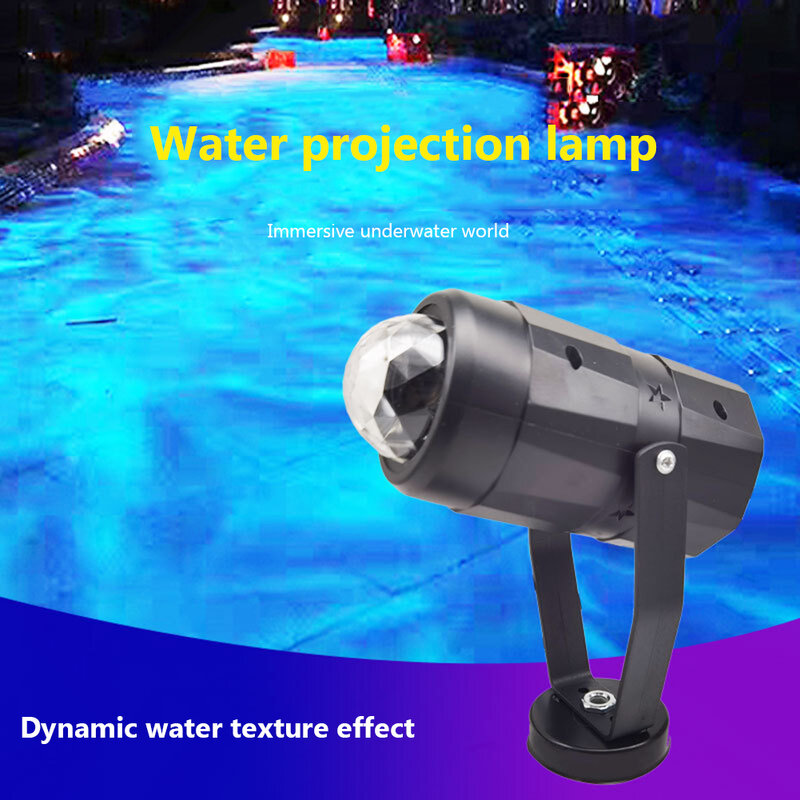 4 واط ديناميكية العارض مصباح متعدد الوظائف نسيج المياه تأثير ليلة ضوء مقاوم للماء مصابيح إضاءة المرحلة تدوير