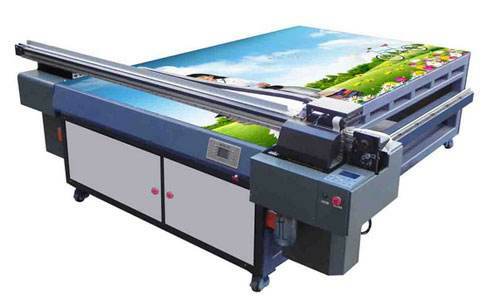 طابعة مسطحة UV في طابعة حبر رقمية ، آلة للطباعة على الحوائط الأرضية ، متعددة الألوان ، المنسوجات ، السيراميك