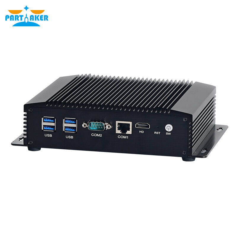 الصناعية بدون مروحة لينة راوتر إنتل i5 8260U i3 8140U 5205U 6x 2.5GbE i225 LAN جهاز كمبيوتر صغير AES-NI 4 * USB pfSense جدار الحماية