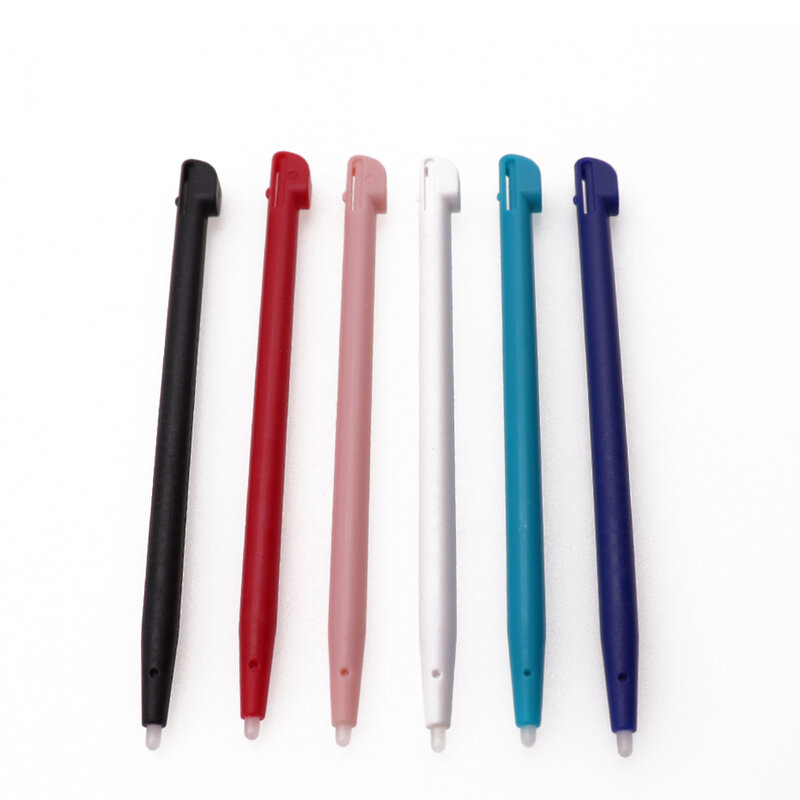 قلم بلاستيكي قلم لمس الشاشة لنينتندو 2DS لعبة وحدة التحكم شاشة تعمل باللمس قلم ستايلس لنينتندو 2DS أسود أزرق أحمر