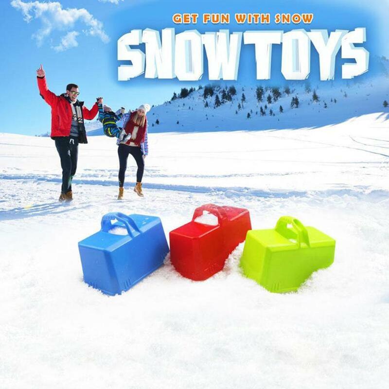 كرة الثلج مكافحة Sleet كتلة قطعة أثرية للأطفال الطوب الرمال لعبة مجسمة في الهواء الطلق مجرفة