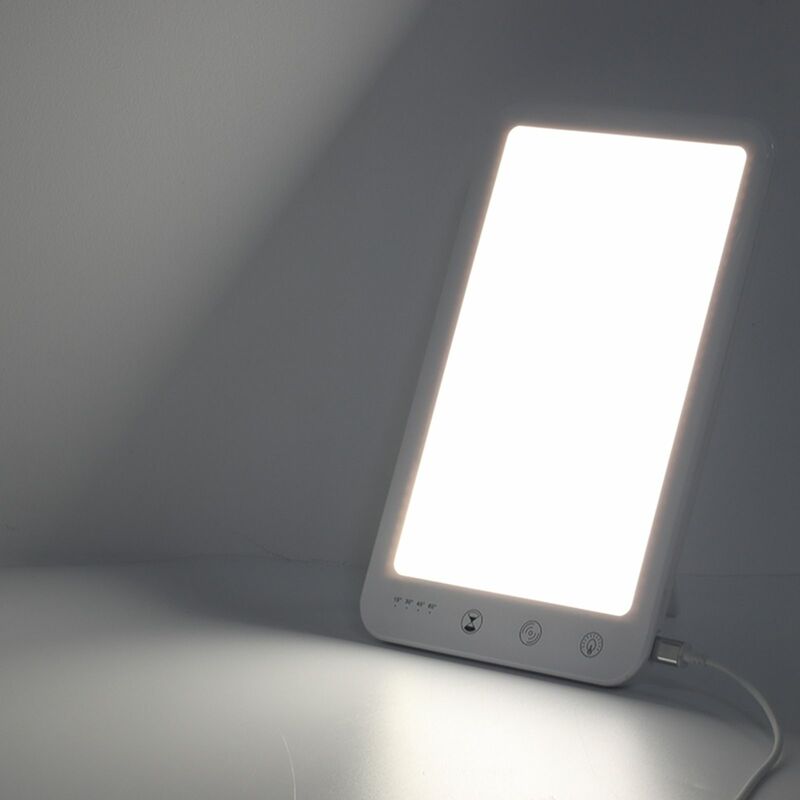 محاكاة ضوء الشمس العلاج بالضوء LED ضوء حزين أضواء الليل خمس سرعات يعتم مكافحة لغرفة المعيشة المنزل في الأماكن المغلقة