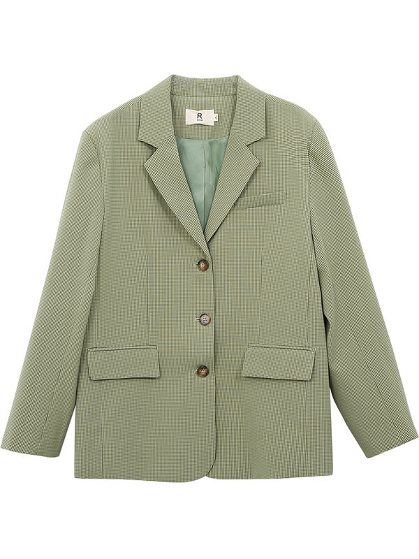 الأخضر دعوى معطف المرأة الربيع والخريف 2021 جديد تصميم غير رسمي الشعور عالية شعرية دعوى
