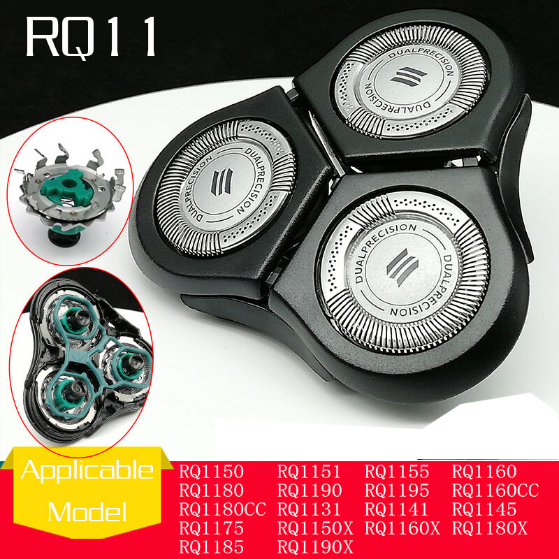 RQ11 استبدال ماكينة حلاقة رئيس ل فيليبس شفرة حلاقة RQ1150 RQ1150X RQ1131 RQ1141 RQ1145 RQ12 RQ1155 RQ1160 RQ10 RQ1170 RQ1180