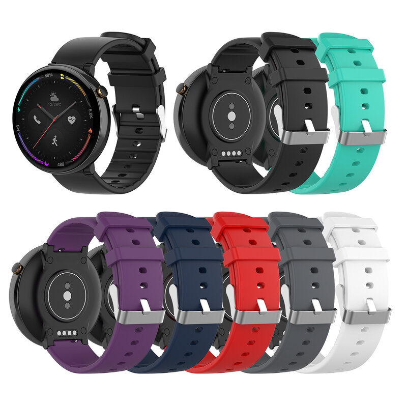 الرياضة سيليكون الأشرطة ل HUAMI Amazfit Nexo A1807 العصابات الذكية استبدال حزام الساعات