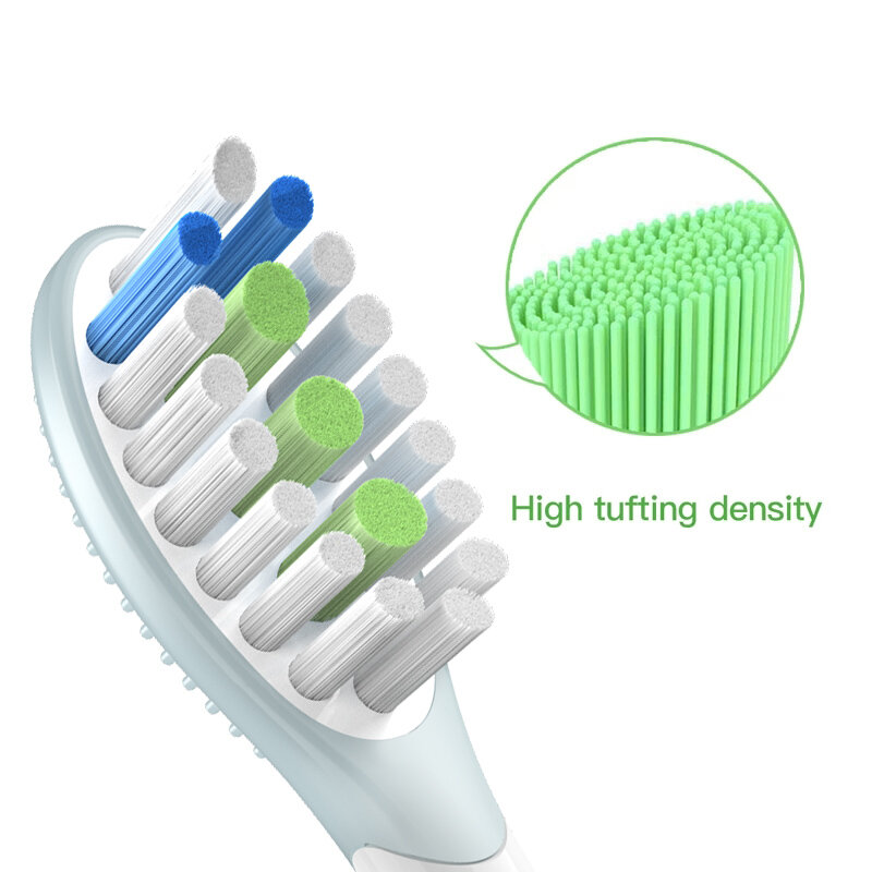 جديد استبدال رؤوس لفرشاة الأسنان ل Soocas X1 X3U X5 V1 سونيك فرشاة أسنان كهربائية دوبونت شعيرات لينة اللسان تنظيف فوهة