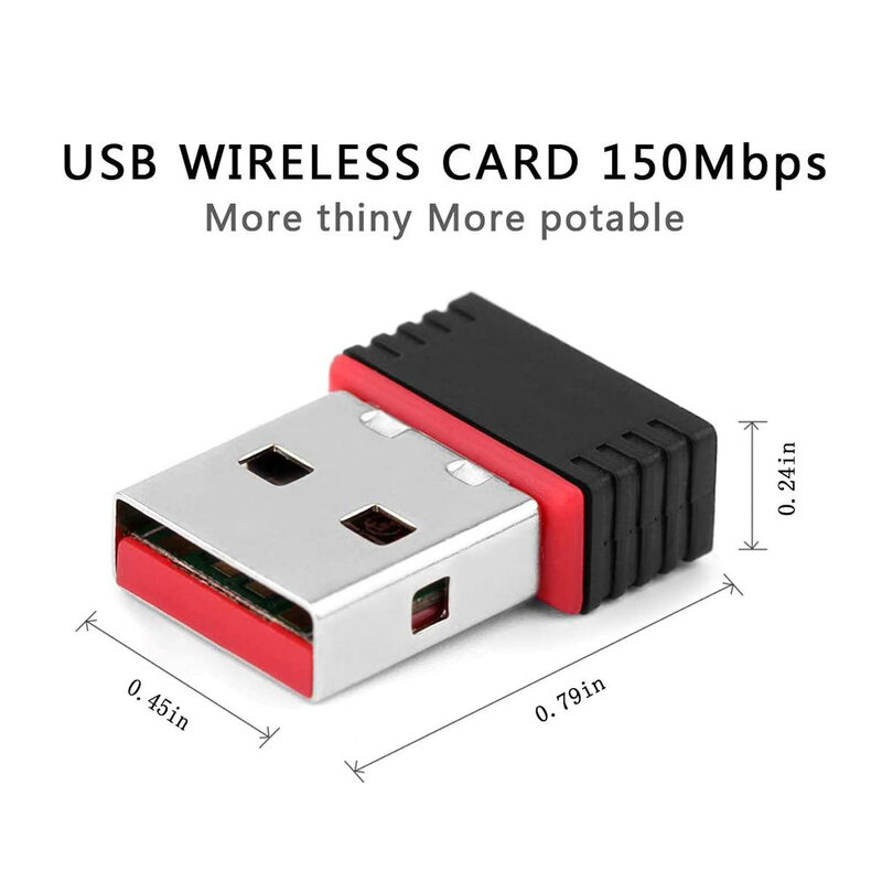 VSVABEFV USB2.0 واي فاي محول 150Mbps صغيرة التناظرية AP متعددة الوظائف بطاقة الشبكة 802.11n 2.4Ghz استقبال لاسلكي واي فاي