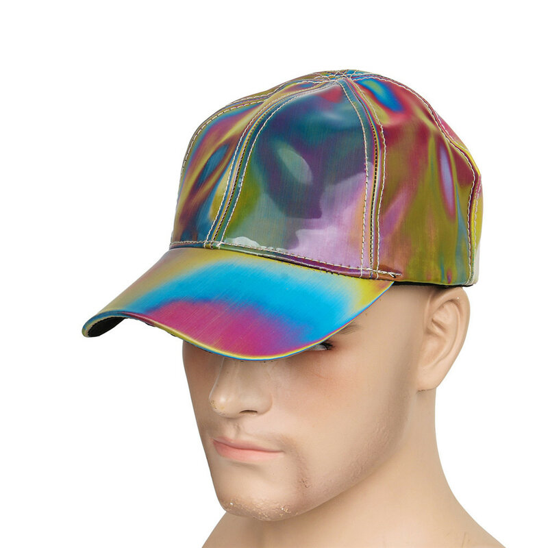 موضة مارتي McFly مرخصة ل قوس قزح اللون تغيير قبعة قبعة العودة إلى المستقبل الدعائم Bigbang G-التنين قبعة بيسبول أبي قبعة #3