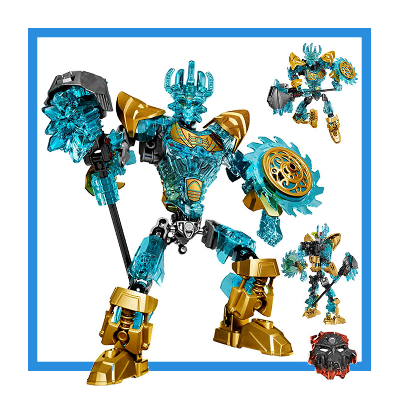 خدمة مجانية لك KSZ 613-1 متوافقة 71312 البيوكيميائية المحارب Bionicle Ekimu صانع Msdk بناء لعبة المكعبات