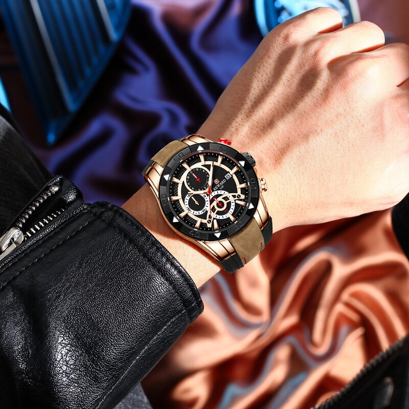 Luxury Men's Watches Top Brand Waterproof Chronograph Analog Quartz Watch Male Clock Mens Watch Men Wristwatch Montre Homme #2