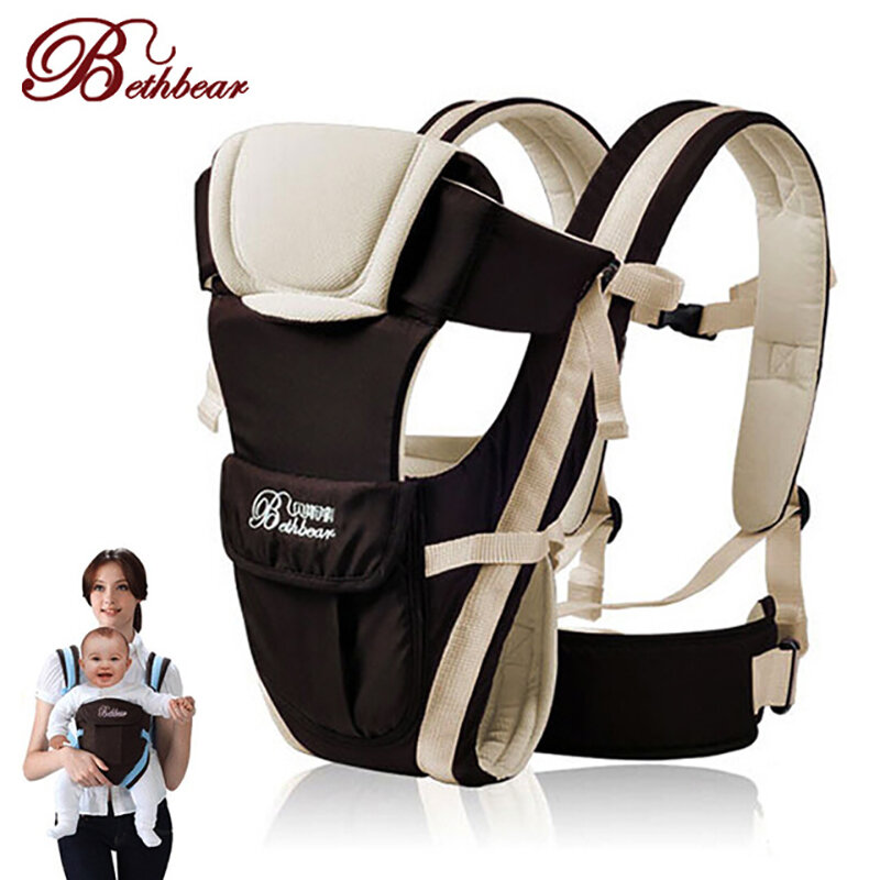 متعددة الوظائف حقيبة ظهر للأطفال أشهر حزام حامل طفل مريح تنفس الجبهة التي تواجه أفقي الطفل الكنغر حقيبة الرضع التفاف