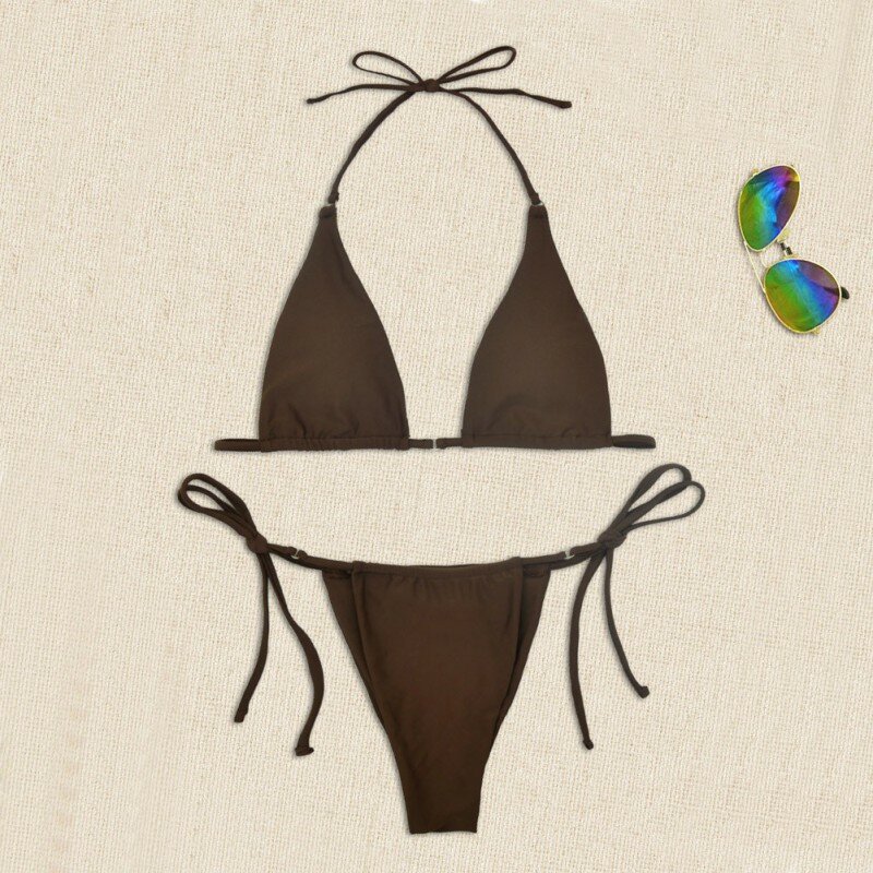 السيدات مجموعة البكيني المرأة طباعة ضمادة ملابس السباحة عالية الخصر قطع ملابس الشاطئ ثوب السباحة