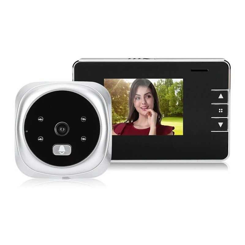 2.8 بوصة LCD الرقمية ثقب الباب كاميرا للرؤية الليلية المشاهد الفيديو الإلكترونية جرس الباب أمن الوطن في الهواء الطلق باب العين