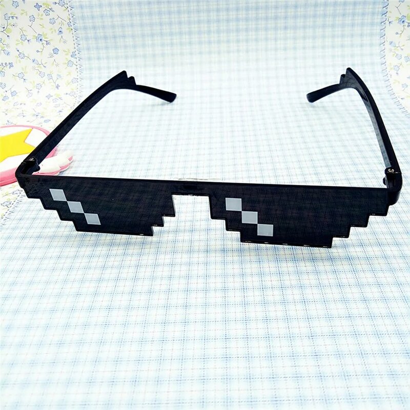 حيل مضحكة نظارات البلطجة الحياة نظارات 8 بت بكسل التعامل معها النظارات الشمسية للجنسين لعبة النظارات الشمسية للأطفال الكبار ألعاب مضحكة