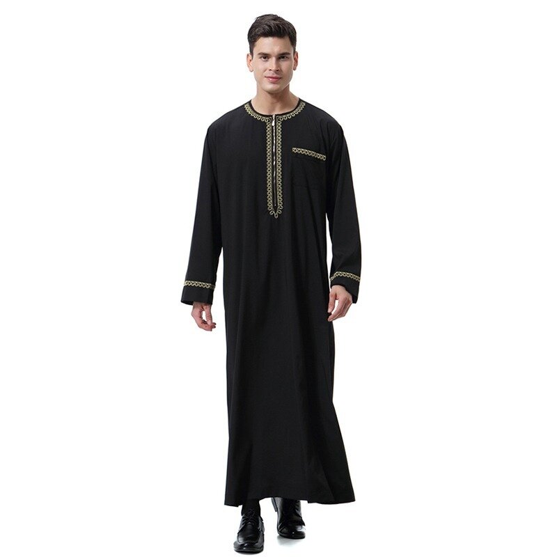 فستان بأكمام طويلة للرجال ، ملابس إسلامية ، المملكة العربية السعودية ، عباية ، ثوب ، أزياء باكستانية ، قفطان ، الشرق الأوسط