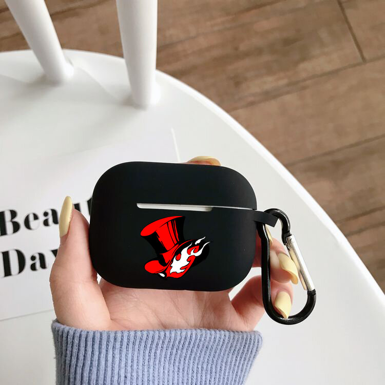 anime Persona5 Earphone Case Airpods Pro Case Wireless Bluetooth apple airpods pro Case Cover Silicone Case