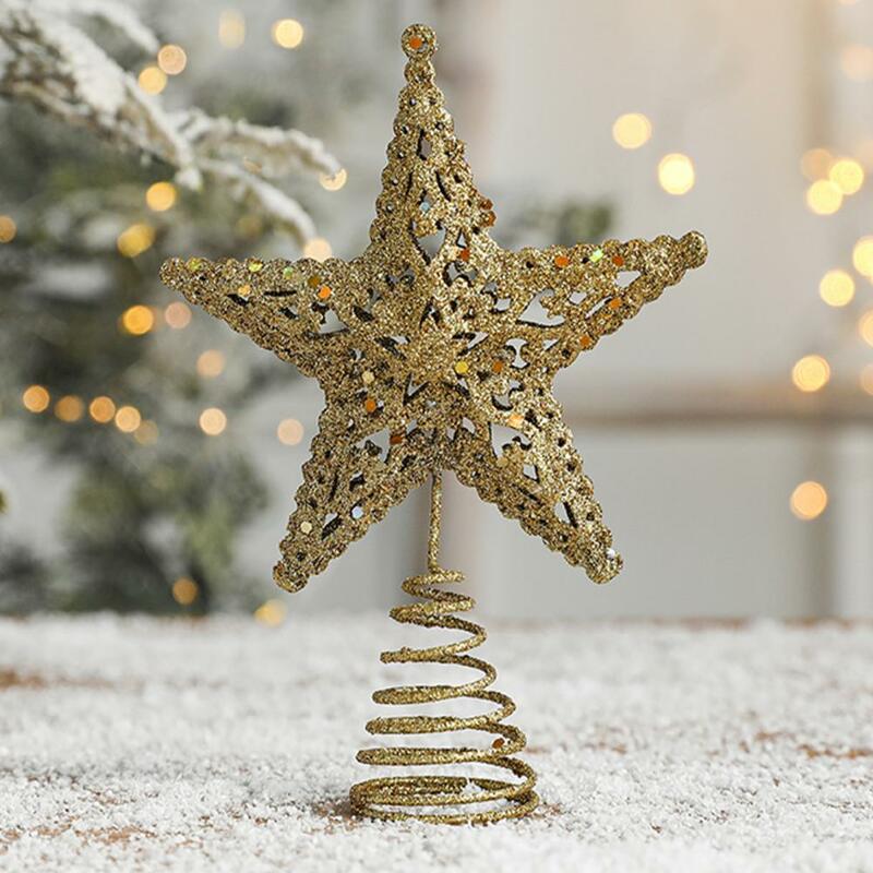 شجرة عيد الميلاد الحلي الزخرفية الجوف خارج الحديد المطاوع غرامة صنعة شجرة عيد الميلاد قمة للمنزل