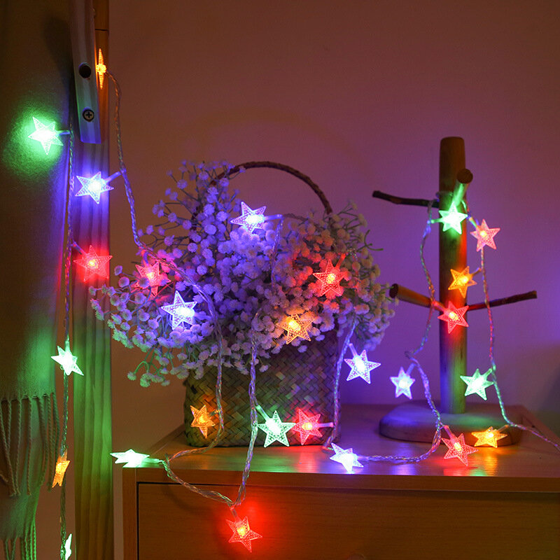 USB/مصباح طاقة البطارية ستار جارلاند أضواء الجنية سلسلة مقاوم للماء مصابيح خارجية عيد الميلاد عطلة مصابيح حفلات الزفاف الديكور
