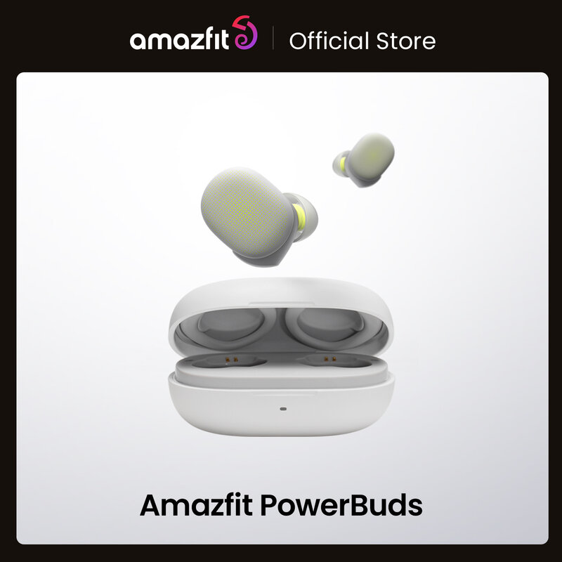 2020 CES Amazfit Powerbuds TWS مشبك الأذن اللاسلكية سماعات مراقب معدل ضربات القلب بلوتوث متوافق سماعات ل iOS الروبوت