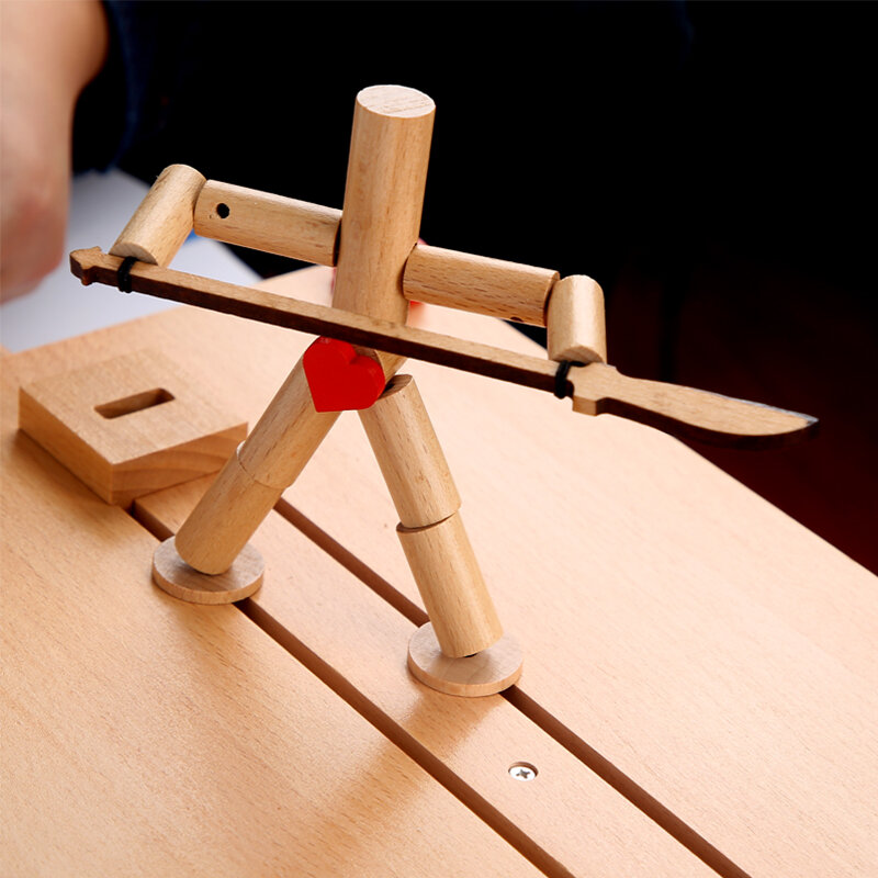 اثنين من لاعب القتال لعبة خشبية للبنين الوالدين الطفل التفاعلية منضدية الإبداعية لعبة هدية عيد ميلاد للأطفال
