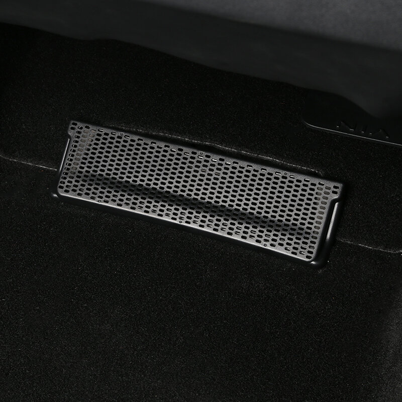 2 قطعة تكييف الهواء منفذ قناع تحت مقعد تنفيس غطاء للحماية الديكور تعديل لوازم السيارات ل تسلا نموذج Y 3 2022