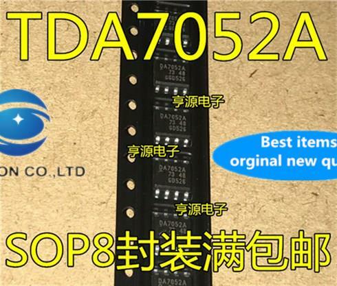 10 قطعة 100% الاصلي جديد في المخزون الصورة الحقيقية DA7052A TDA7052A TDA7052 الصوت مكبر كهربائي
