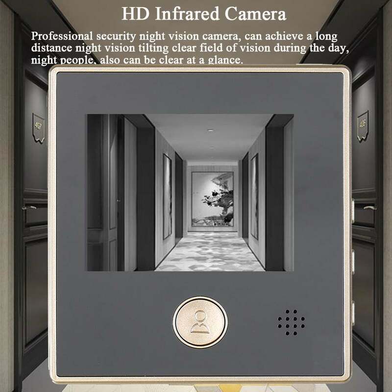 3 بوصة Sy-1 TFT LCD HD الرقمية باب كاميرا العين الجرس الكهربائية باب العين نقل كشف 120 درجة ثقب الباب المشاهد فيديو