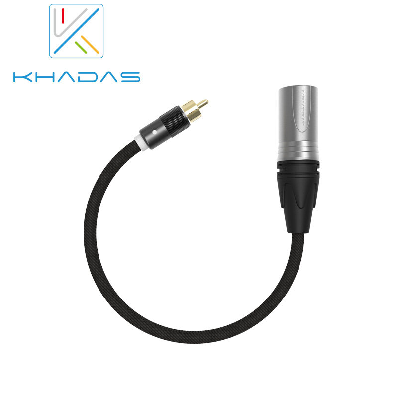 Khadas Bal-RCA إلى XLR-3 ذكر 0.2 متر