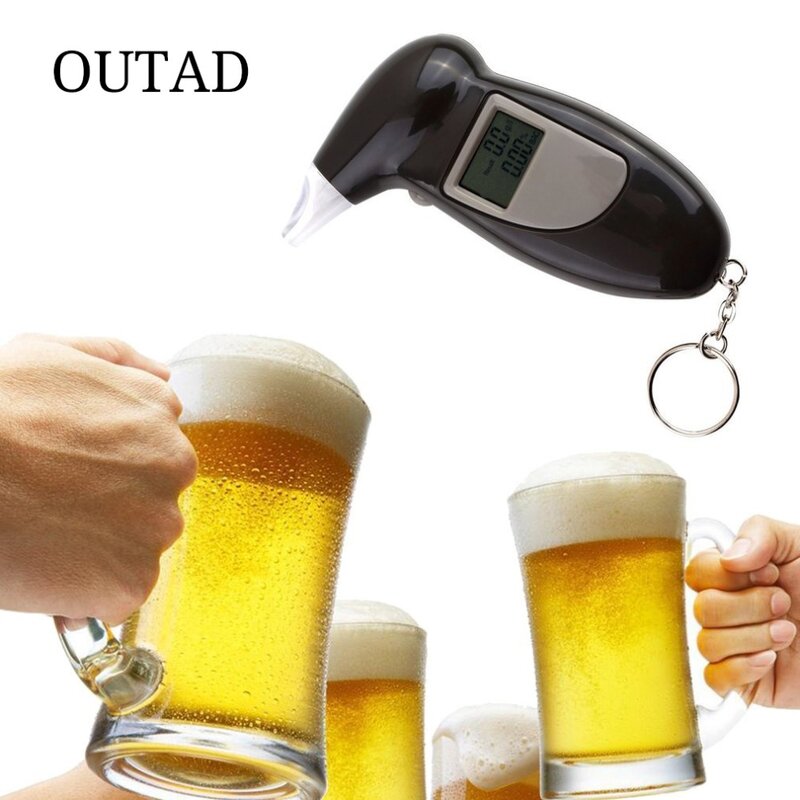 جهاز اختبار الكحول الاحترافي ، محلل الكحول ، كاشف سلسلة المفاتيح ، مقياس التنفس ، شاشة الجهاز ، 2020