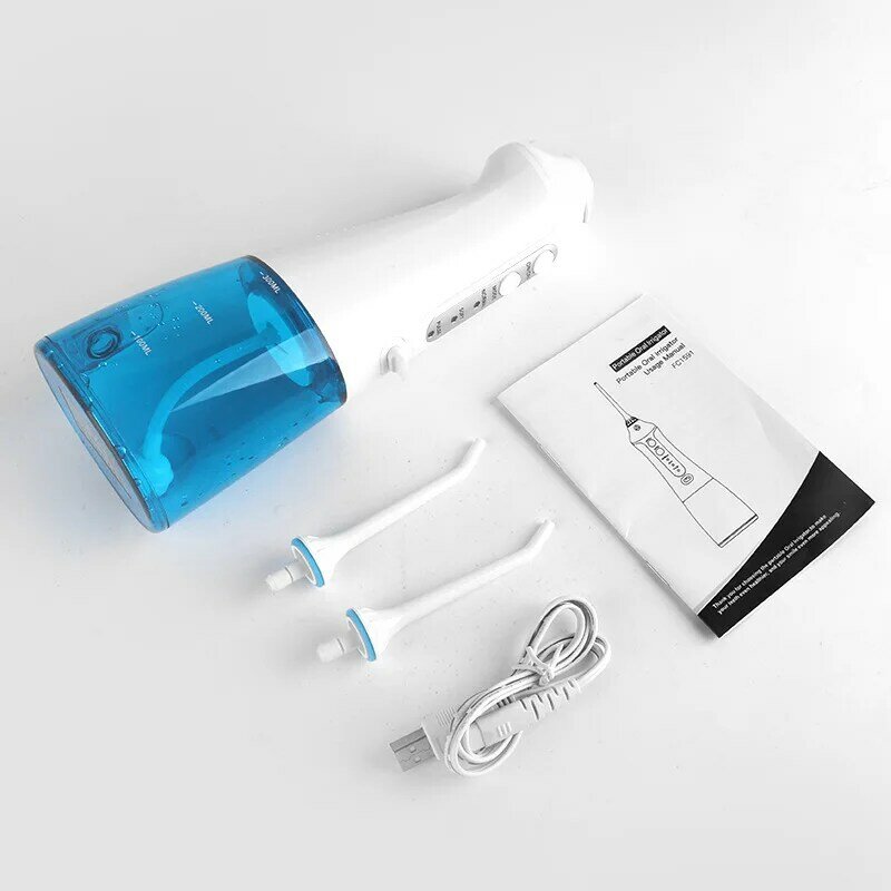 المنزلية الأسنان نظافة دعوى الساخن بيع IPX7 مقاوم للماء المياه الكهربائية الخيط USB شحن المحمولة نظافة الفم 360 درجة تصميم