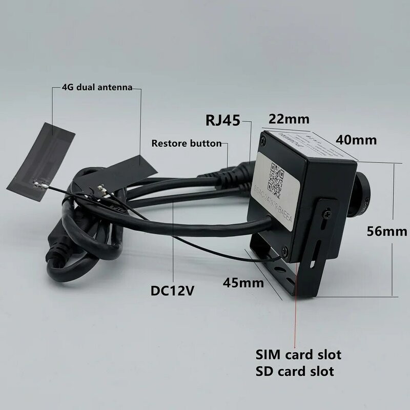 كاميرا صغيرة 4G LTE صناعة 3G/4G بطاقة SIM كاميرا الأمن الصوت H265 CCTV 1080P 5MP HD الثقب مراقبة الفيديو P2P CamhiPro #6