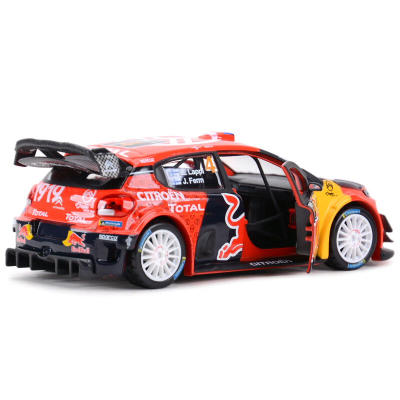 Bburago-نموذج سيارة قابل للتحصيل ، 1:32 Citroen C3 WRC 2019 ، مونتي كارلو ، سيارات الصب الثابتة ، ألعاب السيارات
