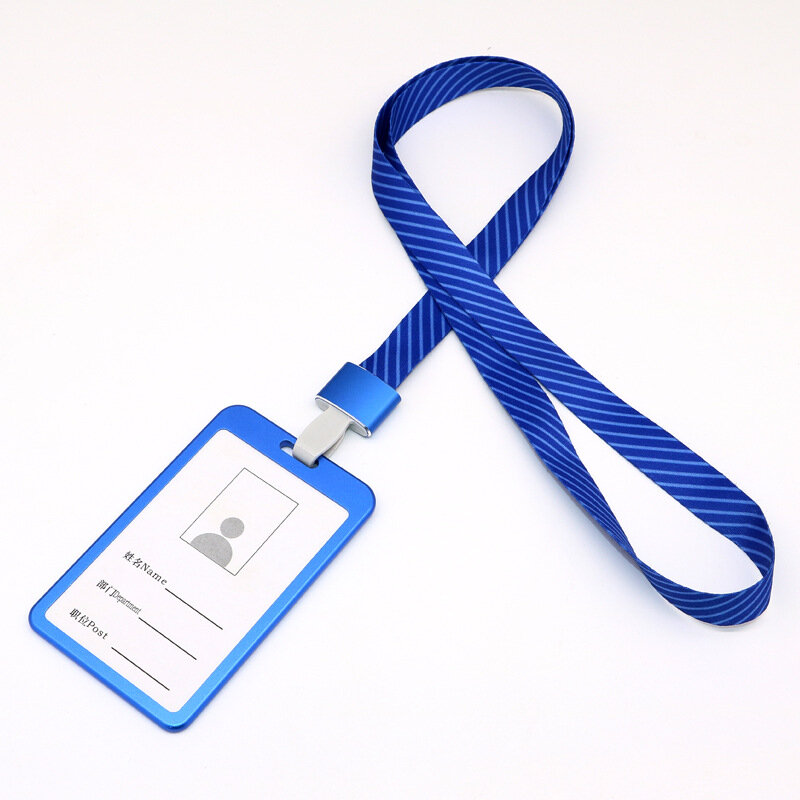 المعادن ID الوصول بطاقة الائتمان غطاء بطاقة حالة الحبل شارة حامل الرقبة حزام بطاقة حامل حالة 1 قطعة