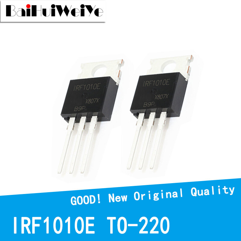 10 قطعة/الوحدة IRF1010E F1010E IRF1010EPBF 84A 60 فولت TO220 MOSFET P-قناة المجال تأثير جديد الأصلي نوعية جيدة شرائح