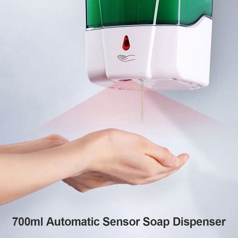 700 مللي موزع الصابون السائل السيارات الحائط الاستشعار غسل اليد الحاويات اكسسوارات الحمام اليد Sanatizer للمطبخ #4