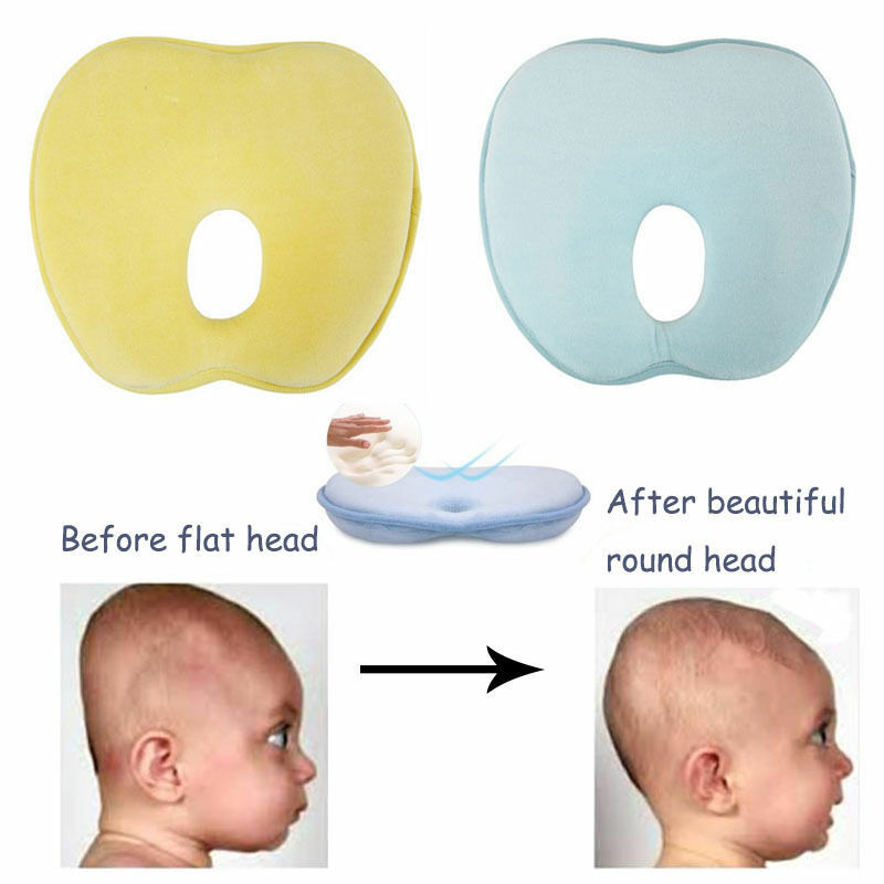 وسادة مضادة لللف للرضع وحديثي الولادة ، وسادة مسطحة للرأس والرقبة لمنع دعم الطفل ، YYT344