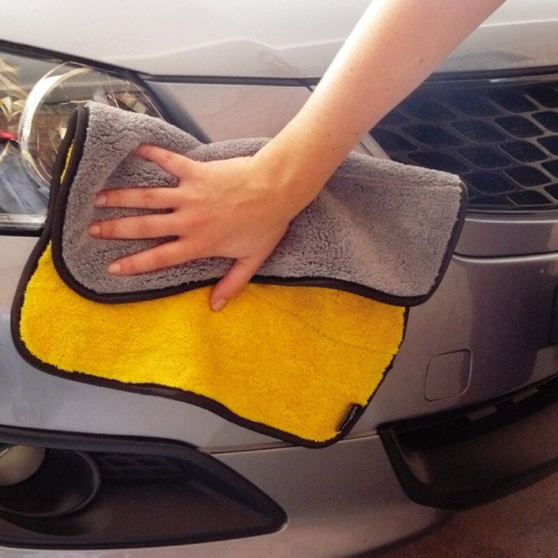 جديد 1 قطعة سيارة غسل منشفة دائم سوبر سميكة أفخم ستوكات سيارة تنظيف القماش