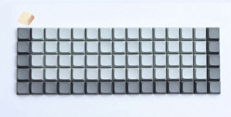 76 قطعة XDA فارغة كيكابس سميكة بت كيسيت مماثلة ل دسا ل مكس مفاتيح XD75RE أورثولينار لوحة المفاتيح الميكانيكية