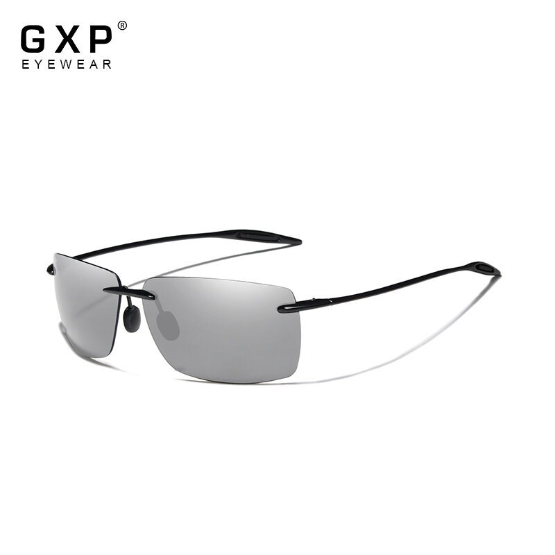 نظارات شمسية GXP TR90 بدون حواف ، نظارات شمسية مربعة بدون إطار ، خفيفة للغاية ، عالية الجودة ، للنساء ، عدسات ذات علامة تجارية مصممة