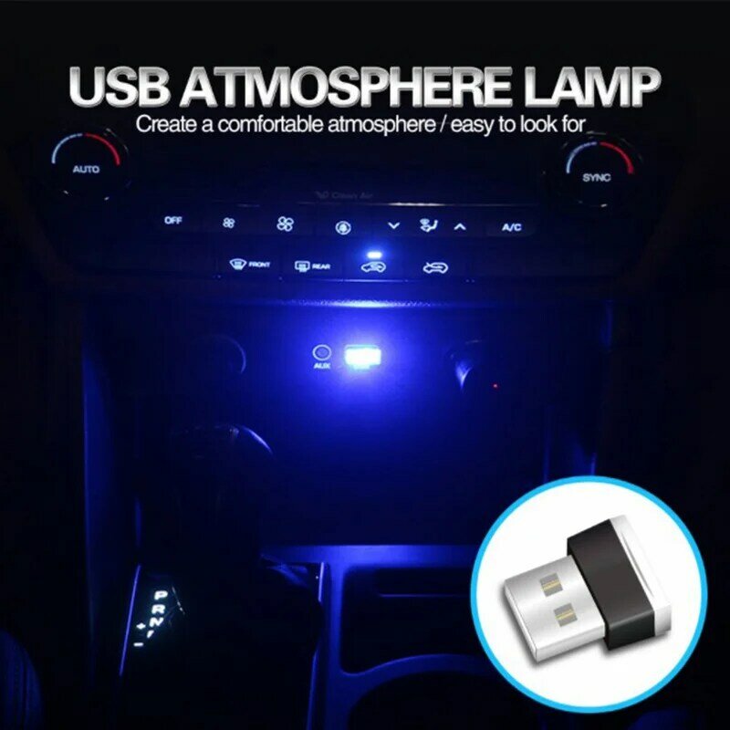 مصباح USB للسيارة LED ، مصباح جو لمرسيدس بنز GLA 200 ، 220 ، 250 ، 260 ، B200 ، A180 ، A200 ، A220 ، A260