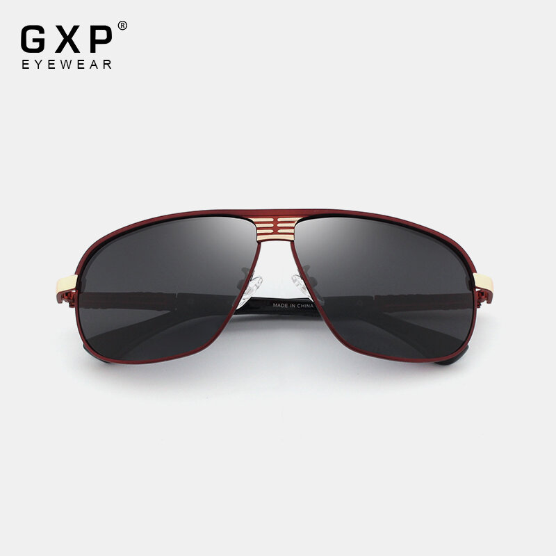 نظارات شمسية GXP للجنسين من الألومنيوم والمغنسيوم ، نظارات شمسية ريترو جديدة مع عدسات مستقطبة UV400 ، 100%