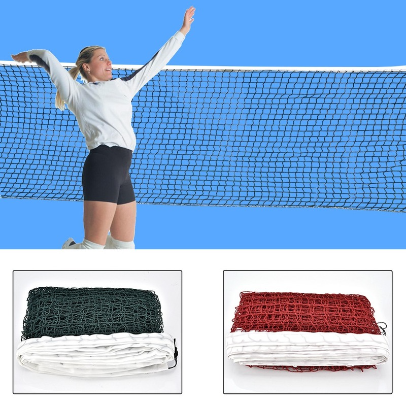 6.1*0.76 متر القياسية المهنية التنس التدريب صافي شبكة كرة الريشة في الهواء الطلق شبكة تنس شبكة الكرة الطائرة صافي ممارسة دون الإطار