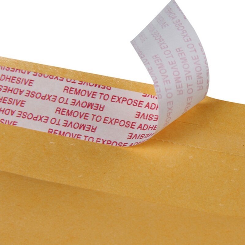 10 قطعة كرافت فقاعة البريدية الأصفر مبطن أكياس ارسال البريد مغلفات ورقة الشحن