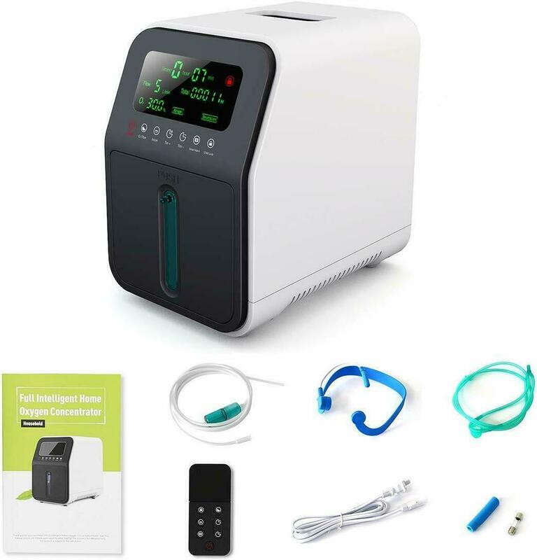 OSITO التيار المتناوب 110 فولت "المستخدمة" مولد أكسجين آلة المكثف 1-5L/دقيقة المحمولة معدات الرعاية الصحية المنزلية الأكسجين الولايات المتحدة الت...