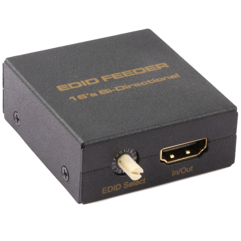 محاكي بجودة 4K HDMI EDID DTS LPCM AC3 16 طريقة 1.4 HDMI ثنائي الاتجاه EDID مدير مغذي مزود بمشغل صوت دي في دي HDTV #3