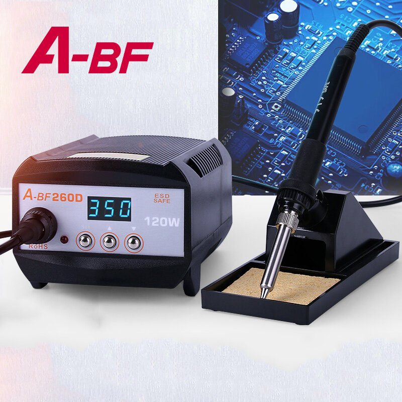 A-BF 260D عالية التردد محطة لحام آلة لحام الصناعية محطة 120 واط LED الرقمية الحرارة السريعة حتى مع أدوات عدة كاملة