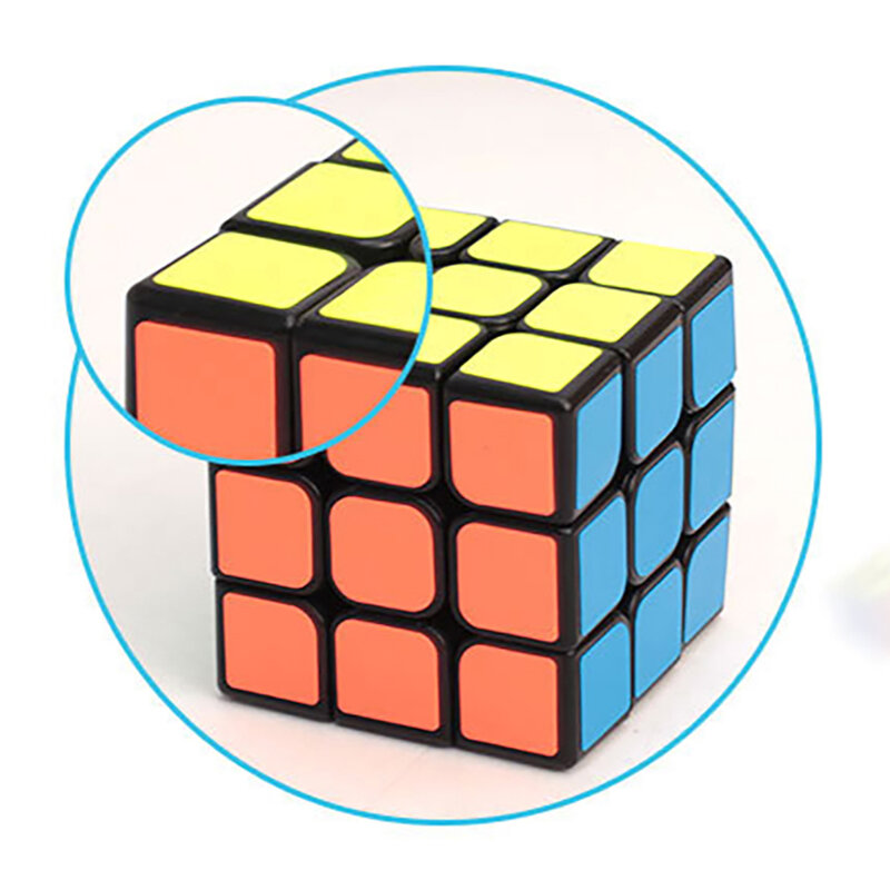 ملصق مكعبات سحرية كلاسيكية 3x3x3 Cubo Magico أُحجية مكعبات سرعة احترافية للطلاب ألعاب تعليمية مكعبات جديدة للأطفال أفضل هدية