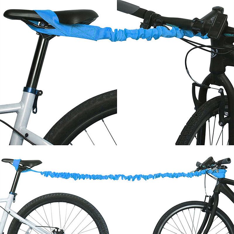 دقيق نايلون مطاطا دراجة هوائية جبلية الجر حزام حبل الوالدين والطفل رالي حبل ركوب الإمدادات