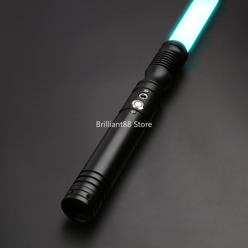ليزر السيف مبارزة FOC مقبض معدني RGB ضوء صابر قوة FX 12 ألوان 6 خطوط الصوت الناسف قفل lightsaber-TS013